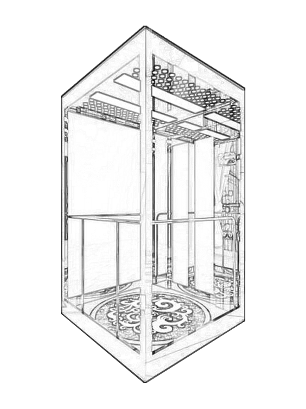 Trang trí xe thang máy ngắm cảnh