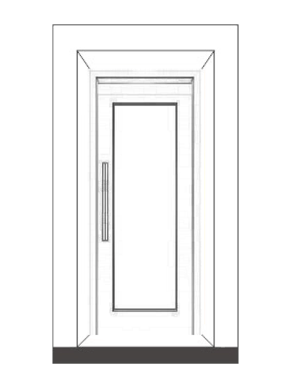 Cửa nâng hành khách bằng gỗ bằng tay